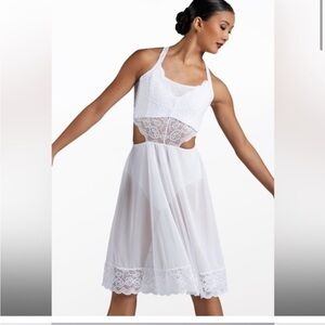 Adult small white Weissman “Jealous” costume